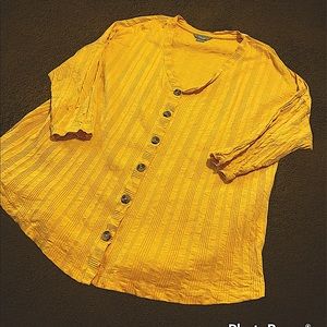 Mustard yellow blouse